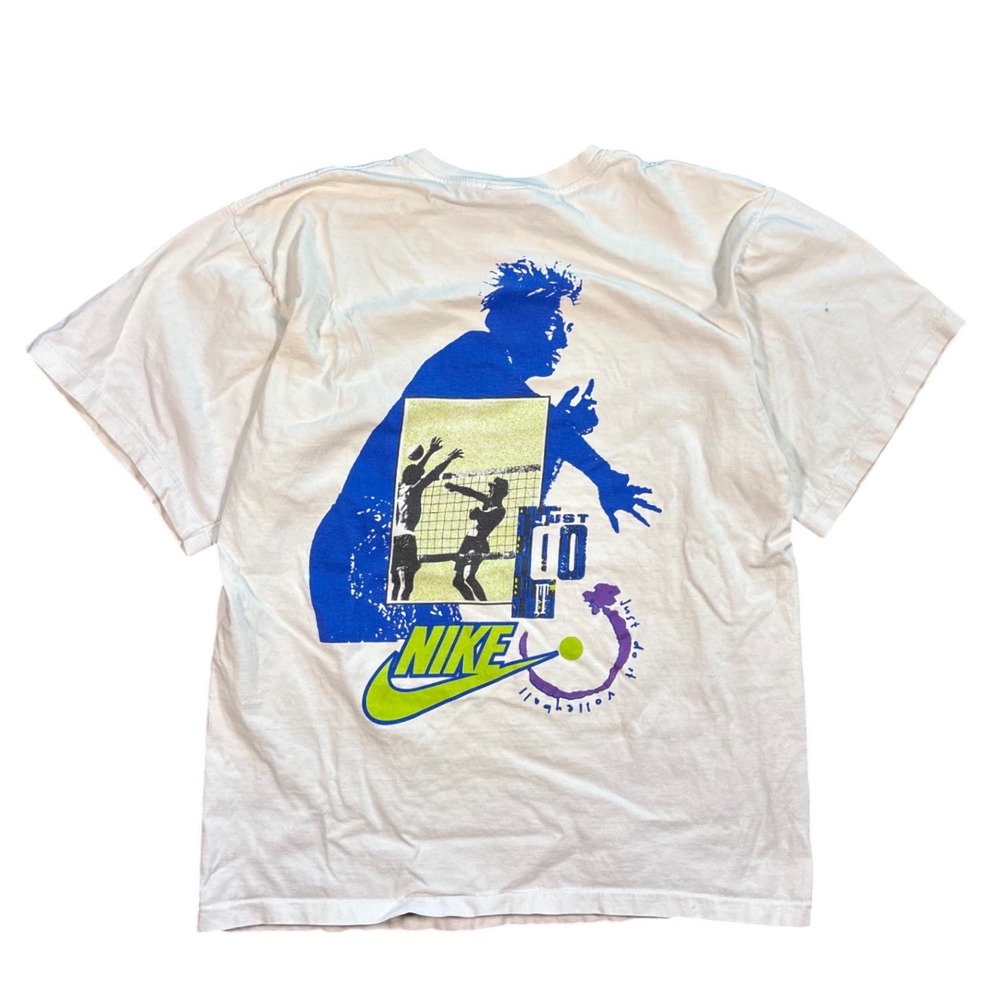 Vintage 90's Nike Just Do It Volleyball Shirt Single Stitch